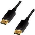 LogiLink CD0100 DisplayPort Cable DP/M to DP/M, 4K/60Hz, CCS, black, 1m (CD0100)