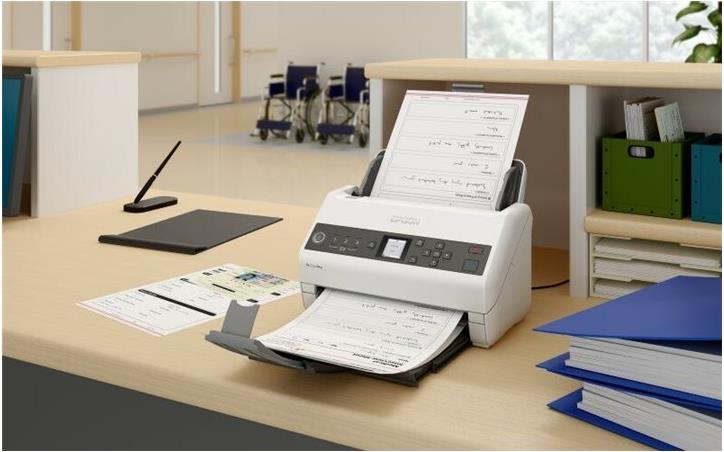 Epson WorkForce DS-730N Dokumentenscanner 600 dpi Schwarz - Grau