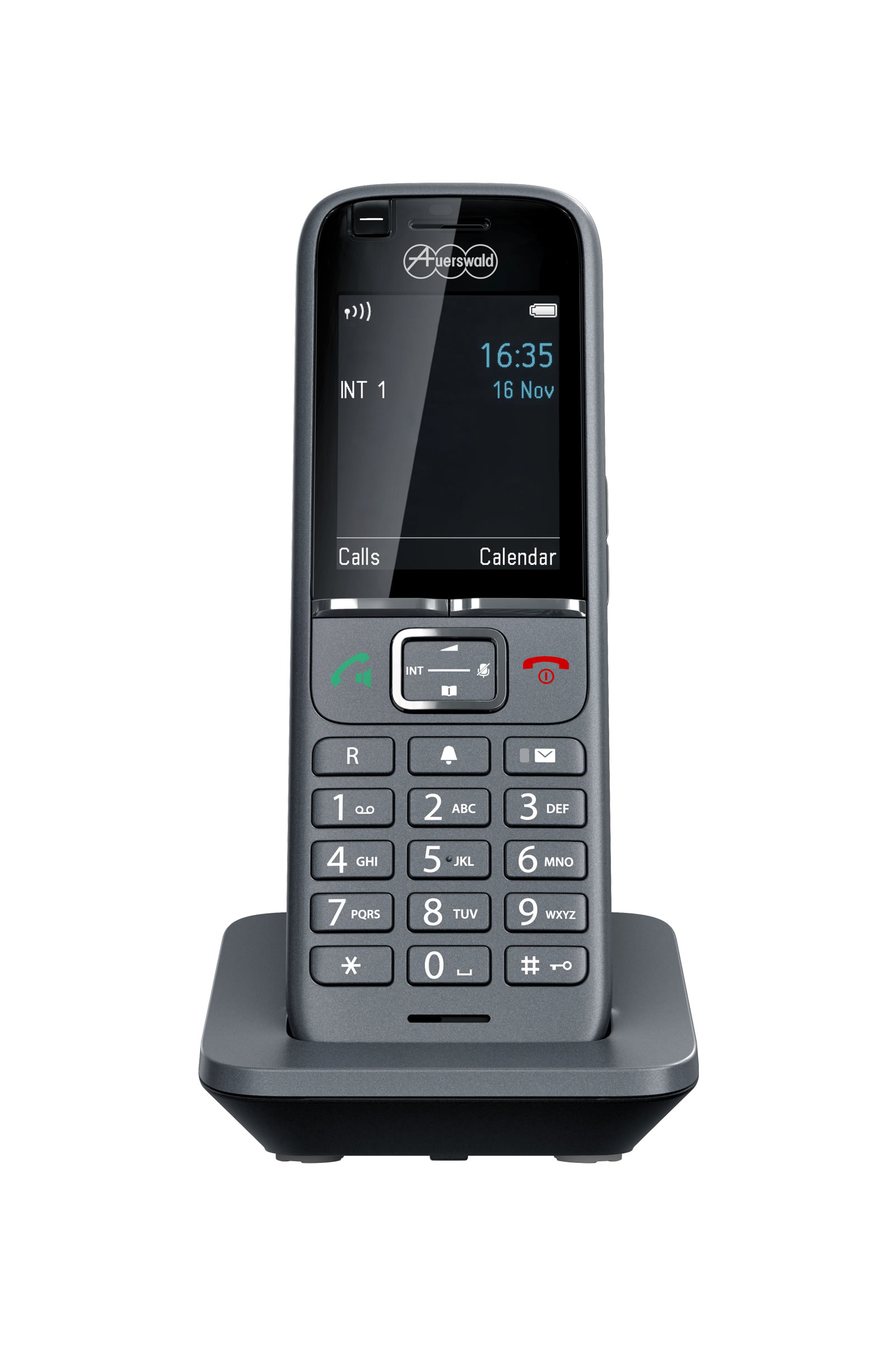 Auerswald COMfortel M-710 Schnurloses Erweiterungshandgerät DECT GAP Bluetooth Dark Titanium