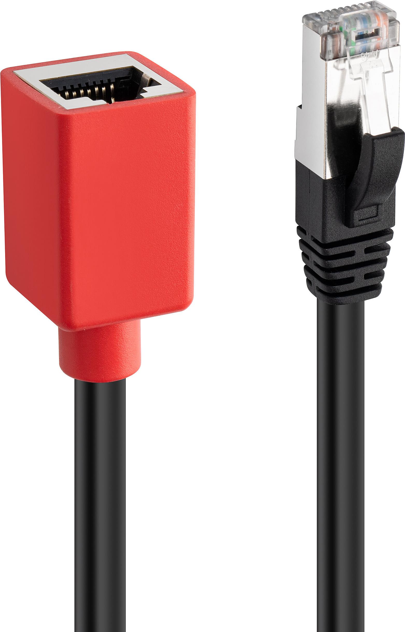 Lindy 0.2m RJ45 Kat6A Kabel\r\nCAT 6A-Koppler (60189)