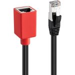 Lindy 0.2m RJ45 Kat6A Kabel\r\nCAT 6A-Koppler (60189)