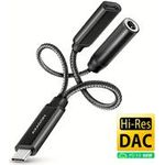AXAGON ADA-HCPD, USB-C na 3.5mm jack - Hi-Res DAC audio adaptér, (ADA-HCPD)