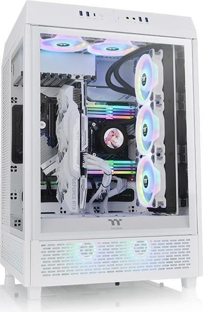Thermaltake The Tower 500 Snow White Midi-Tower E-ATX weiß ohne Netzteil (CA-1X1-00M6WN-00) (geöffnet)