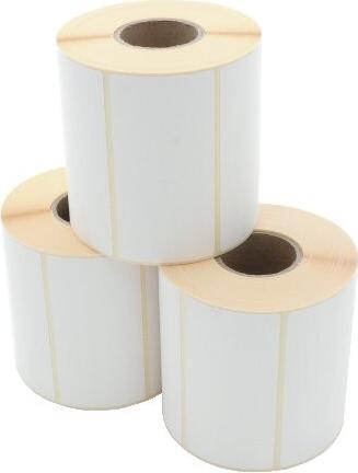 ARTDEV Etikettenrolle - Thermodirekt, 100 x 50mm, D105mm, Kern 40, 930 Etiketten/Rolle, permanent (EDP 100-050 K40 D105)