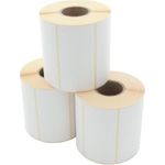 ARTDEV Etikettenrolle - Thermodirekt, 100 x 50mm, D105mm, Kern 40, 930 Etiketten/Rolle, permanent (EDP 100-050 K40 D105)