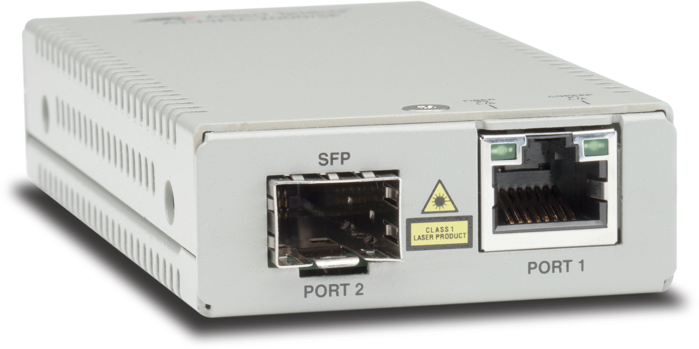 Allied Telesis AT MMC2000/SP Medienkonverter RJ-45 / SFP Silber