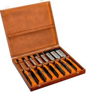 Bahco Stechbeitel-Satz, 6,10,12,16,18,25,32,36 mm, in Holzbox 424P-S8-EUR (424P-S8-EUR)