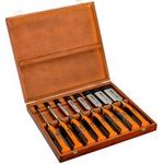 Bahco Stechbeitel-Satz, 6,10,12,16,18,25,32,36 mm, in Holzbox 424P-S8-EUR (424P-S8-EUR)