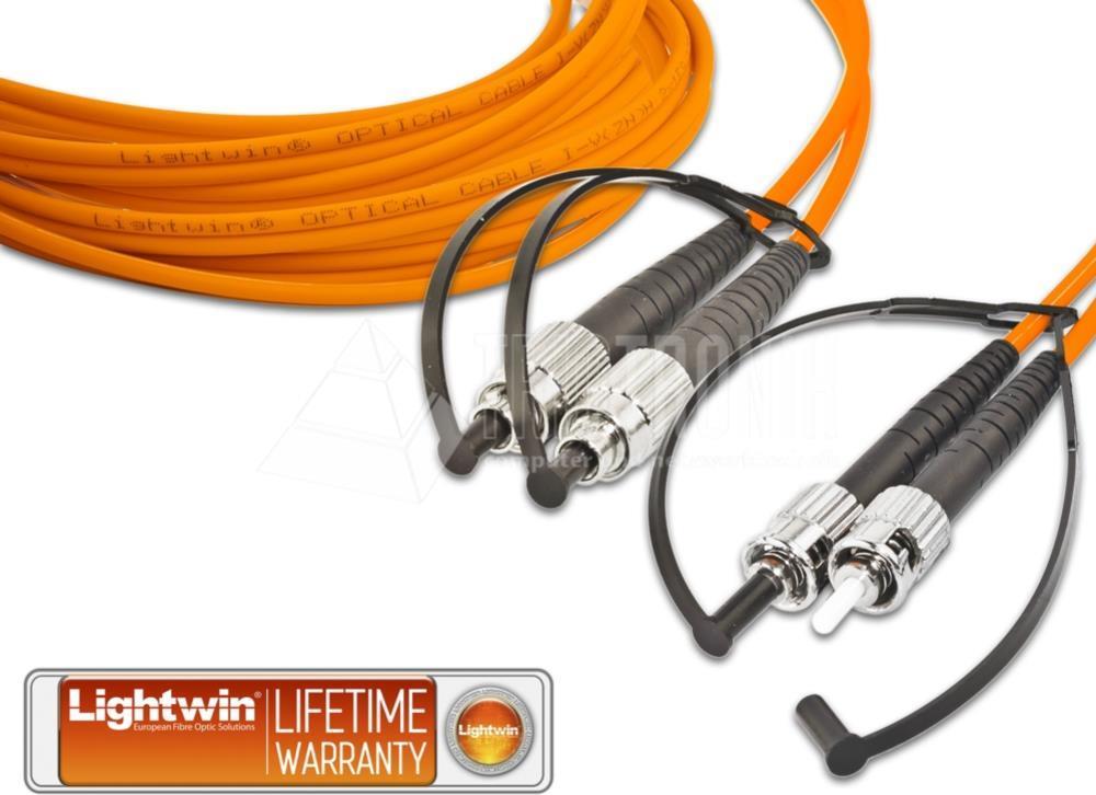 Lightwin High Quality Duplex LWL Patchkabel, MM OM2, FC - ST LWL Patchkabel (LDP-50 FC-ST 5.0)