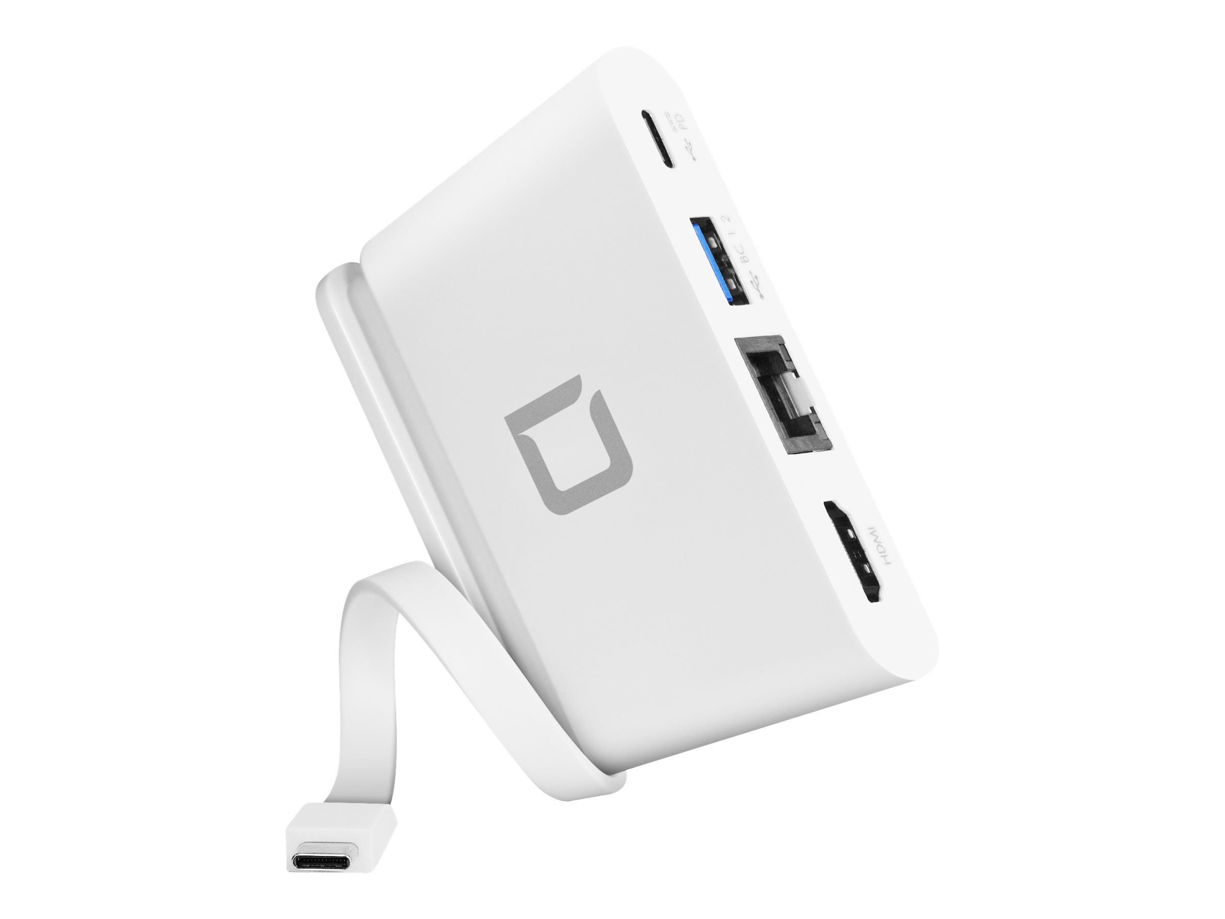 Dicota USB-C Portable Docking 4-in-1 mit HDMI Weiß
