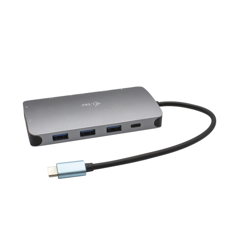 i-tec Nano Dock USB-C Dockingstation mit HDMI, VGA, Gigabit Ethernet und 100W Netzteil
