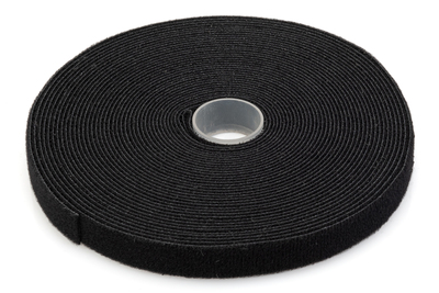 Digitus Klettverschlussband für Kabelmanagement 10 m x 15 mm x 2,6 mm Schwarz