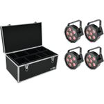 EUROLITE Set 4x LED SLS-6 TCL Spot + Case TDV-1 (20000632)