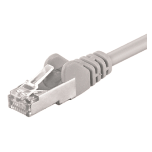 M-CAB Patch-Kabel RJ-45 zu RJ-45 SFTP CAT 5e 1 m Grau