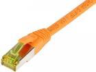 Patchkabel RJ45, CAT6A 500Mhz,20m, orange, S-STP(S/FTP), TPE/LSZH(Ultraflex), AWG26, mitCat.7 Rohkabel, Synergy 21 (S217695)