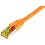 Patchkabel RJ45, CAT6A 500Mhz,20m, orange, S-STP(S/FTP), TPE/LSZH(Ultraflex), AWG26, mitCat.7 Rohkabel, Synergy 21 (S217695)