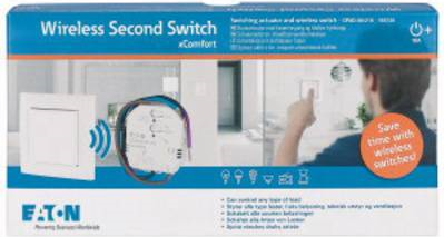 Eaton xComfort Funk-Schaltaktor, Funk-Wandtaster CPAD-00/215 (193730)