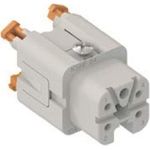 ILME Buchseneinsatz Gr.21.21 CKSHF 04 4P+PE Silber SQUICH 10A 400V 1 (CKSHF04)