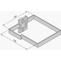 VARISTAR Kabelöse Stahl, 100x100, 4 St., an Holm (Schrankbr. 800 mm) o. 48,30cm (19")-Prof (26.10.0541)