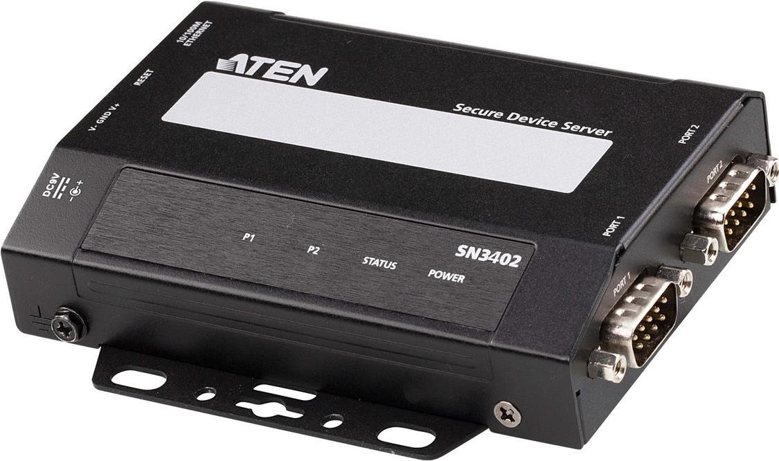 ATEN 2-Port RS-232/422/485 Secure Device Server (SN3402)