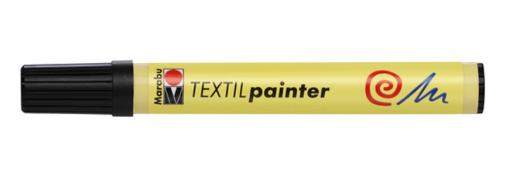 Marabu Textil Painter 073 Textilmarker Rundspitze 4 mm Schwarz