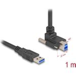 DeLOCK 80480 USB Kabel 1 m USB 3.2 Gen 1 (3.1 Gen 1) USB A USB B Schwarz (80480)