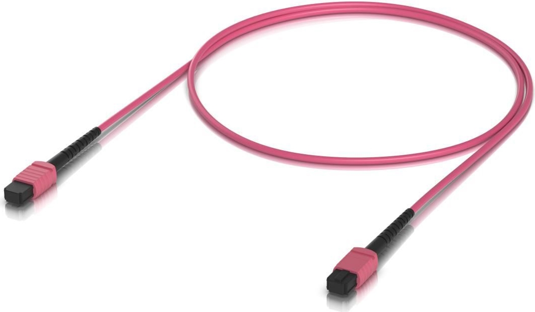 Ubiquiti Indoor OM4 multi-mode fiber B UPC connectors designed for 100G applications. 1M (UACC-OFC-MA-MPMP-1M)
