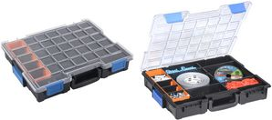 allit Sortimentskasten "EuroPlus Pro >K<", Größe: 44/12-6 Profi-Kleinteilekoffer mit Verschlussclips, individuelle - 1 Stück (454270)
