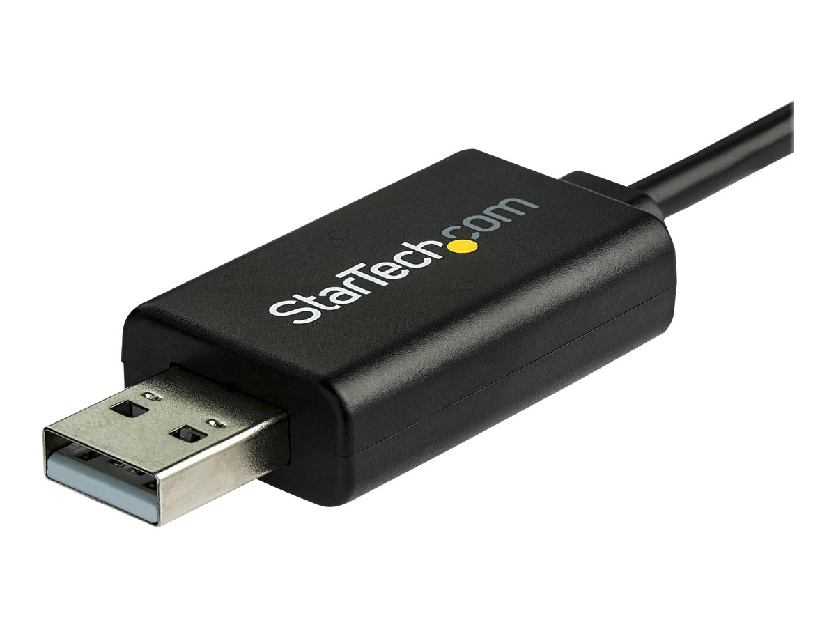 Startech 1,8 m Cisco Console Cable Rollover Kabel USB auf RJ45 Schwarz