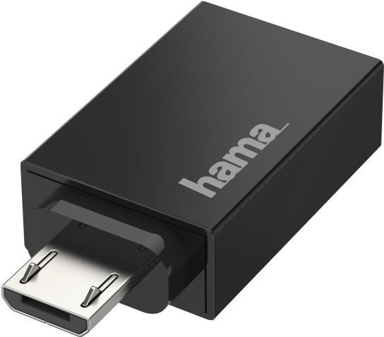 Hama Micro-USB-OTG-Adapter auf USB-A, USB 2.0, 480 Mbit/s (00200307)