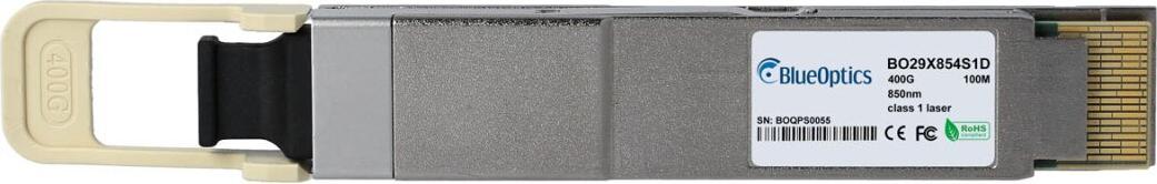 Kompatibler Fortinet FN-TRAN-QSFPDD-SR8 QSFP-DD Transceiver, MPO-16/MTP-16, 400GBASE-SR8, Multimode Fiber, 850nm, 100 Meter, 0°C/+70°C, DDM (FN-TRAN-QSFPDD-SR8-BO)