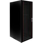 ROLINE 19 Zoll Netzwerkschrank Basic 42 800x1000 BxT Glastür schwarz (26.21.0213)