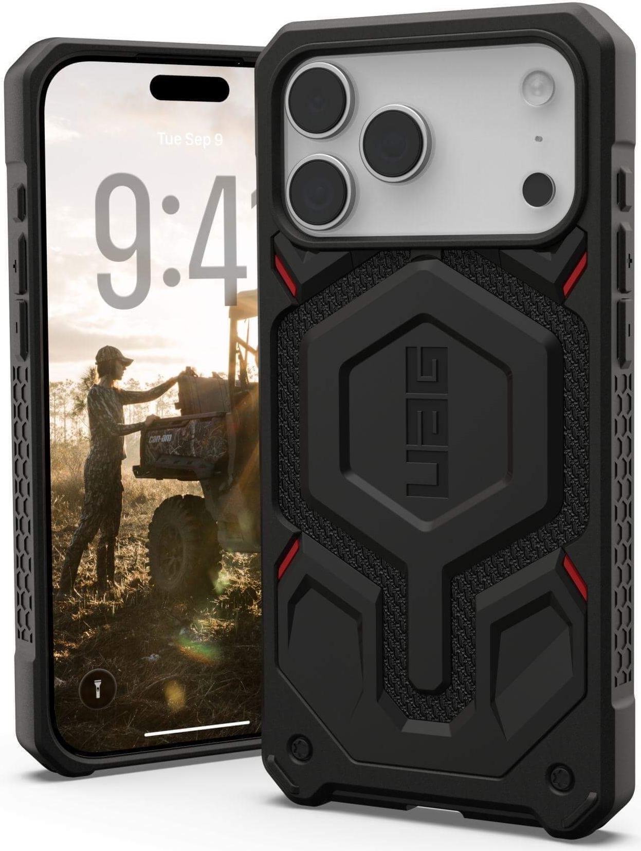 UAG Urban Armor Gear Monarch Pro MagSafe Case | Apple iPhone 17 Pro Max | kevlar schwarz | 114514113940 (114514113940)