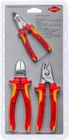 Knipex Super-Knirps® 00 31 30 BK V02 Zangen-Set (00 31 30 BK V02)