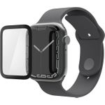Hama Displayschutz Super Hybrid für Apple Watch 7/8/9, 45 mm, Montagehilfe (00222769)