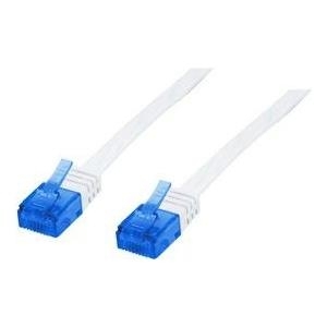 LogiLink U/UTP Flach-Patchkabel, Kat. 5e, 10,0 m, schwarz ungeschirmt, 4 x 2 AWG 30, Belegung 1:1, CCA Ader, - 1 Stück (CP0139B)