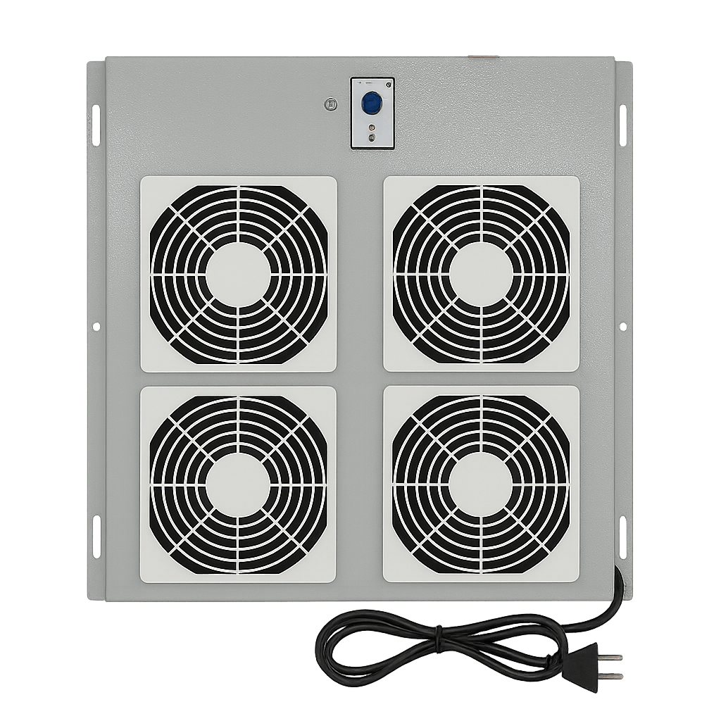DSIT Belüftungseinheit mit 4 Ventilatoren und Thermostat für Outdoor Netzwerkschränken (DS-FT-OUT)