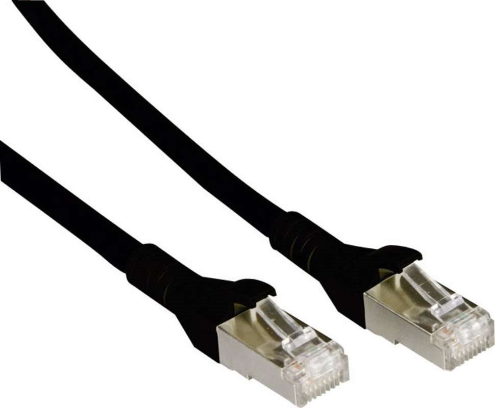 BTR NETCOM 1308451500-E 1.5m Cat6a S/FTP (S-STP) Schwarz Netzwerkkabel (1308451500-E)