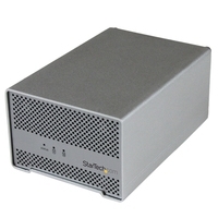 StarTech.com 2.5" DUAL SATA THUNDERBOLT HDD ENCLOSURE WITH FAN IN (S252SMTB3)