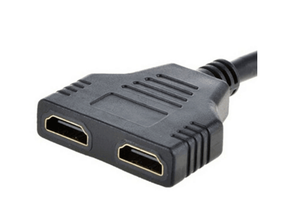 Gembird Cablexpert DSP-2PH4-04 HDMI-Splitter 0,2 m Schwarz