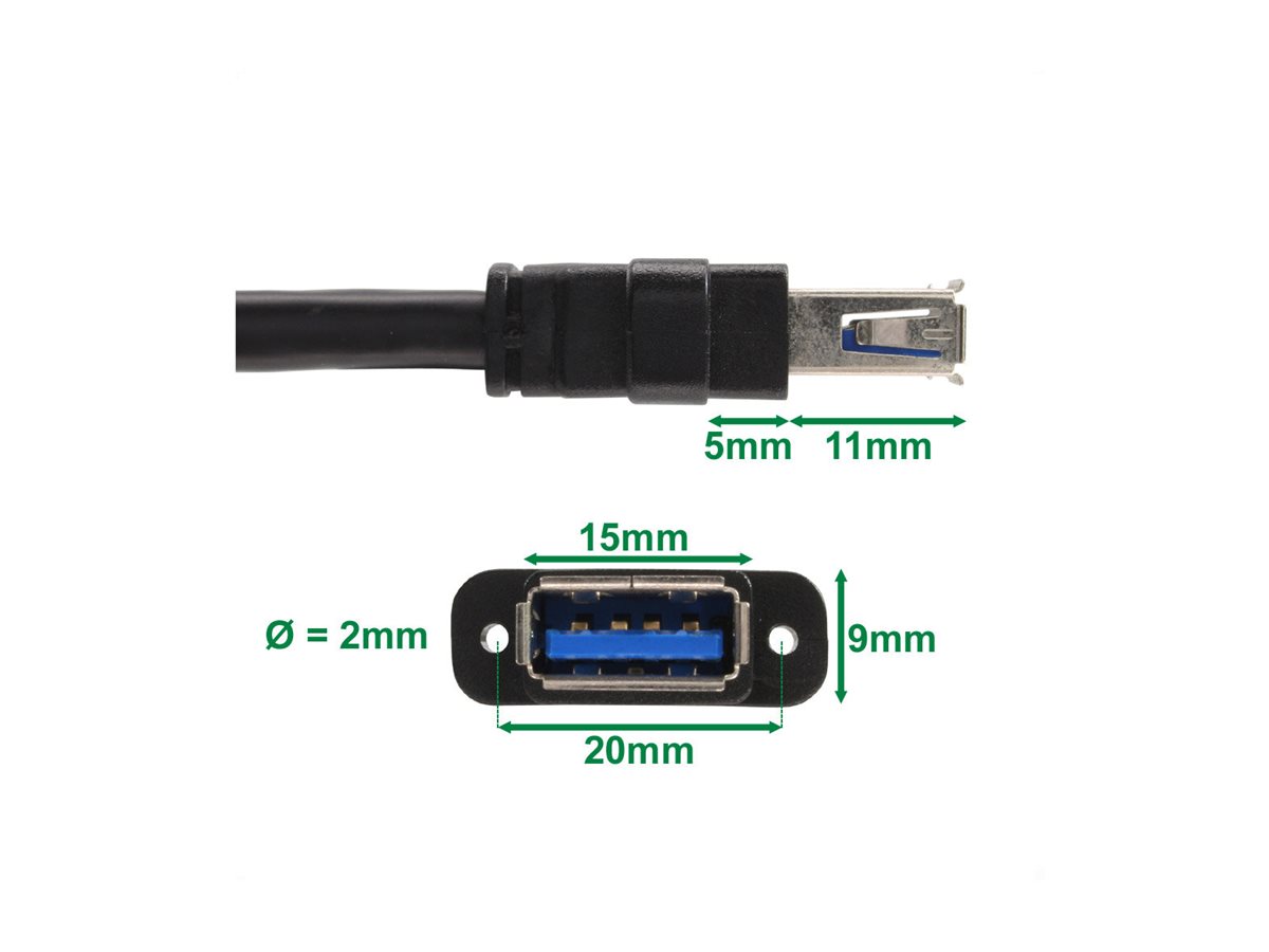 InLine Mini-PCIe Karte 2x USB 3.0, Modell 66900