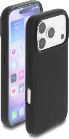Delock Schutzhülle für iPhone 17 Pro kompatibel mit MagSafe aus Soft-Touch Silikon schwarz (81645)