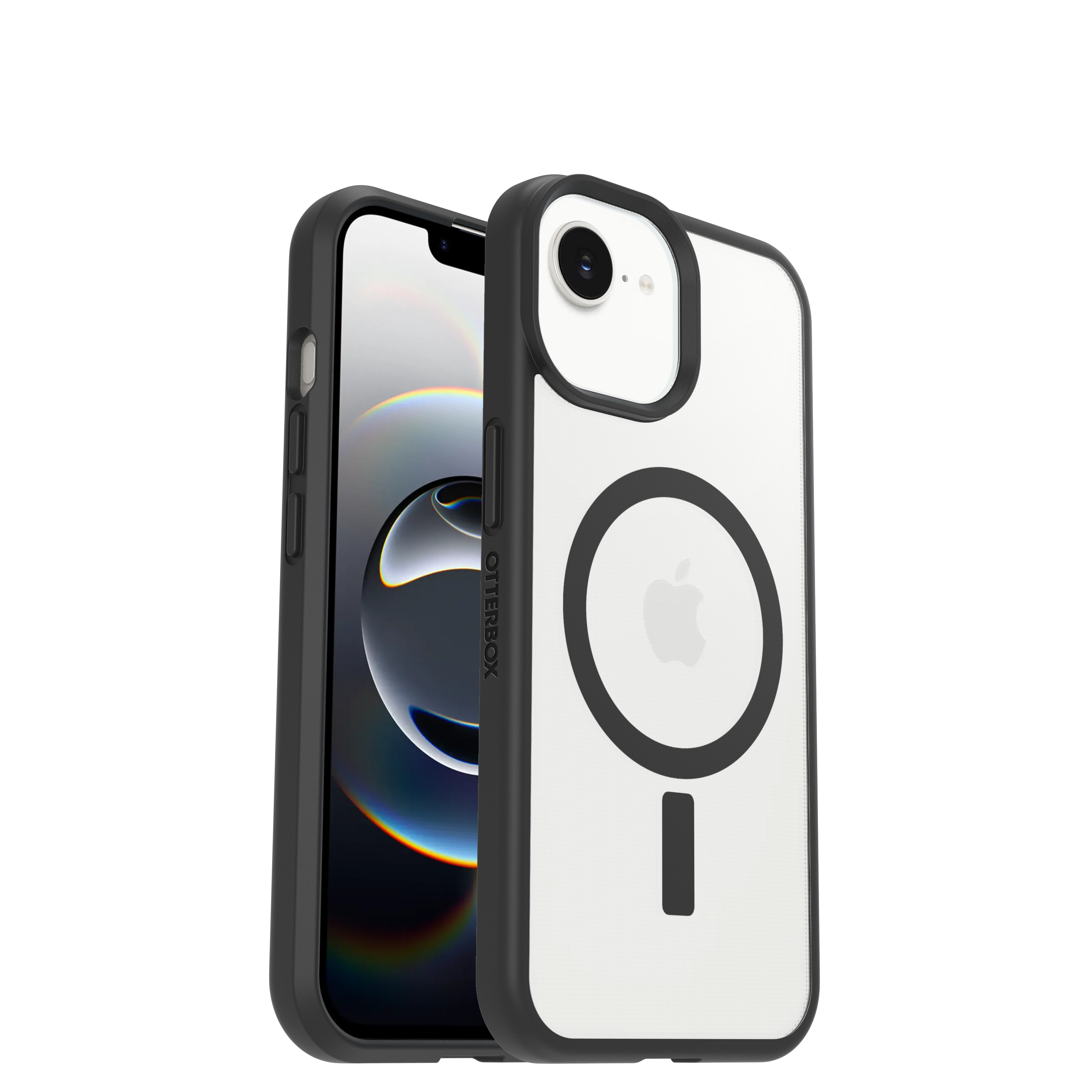 OtterBox React MagSafe Schutzhülle iPhone 16e/15/14/13 Black Crystal