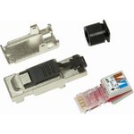 LogiLink RJ45-Steckverbinder Kat.6A, T568A oder T568B feldkonfektionierbar, ISO/IEC11801, TIA568-C.2, - 1 Stück (MP0040)