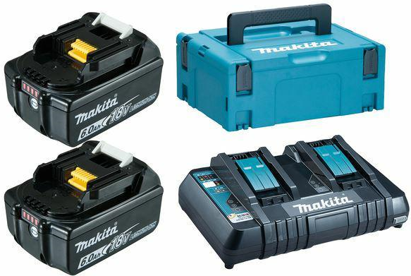 Makita Energy Kit 198077-8 2x BL1860B + DC18RD (198077-8)