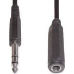 e+p B 46. Anschluss 1: 6.35mm, Steckverbinder 1 Geschlecht: Männlich, Anschluss 2: 6.35mm, Steckverbinder 2 Geschlecht: Weiblich, Kabellänge: 5 m, Produktfarbe: Schwarz (B 46)