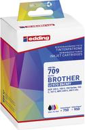 Edding Druckerpatrone ersetzt Brother LC970BKCMY Kompatibel Schwarz, Cyan, Magenta, Gelb EDD-709 18-709 (18-709)