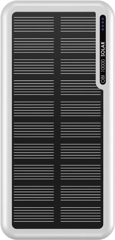 Boompods Obi-Solar 10000 mAh Weiß (POSWHT)