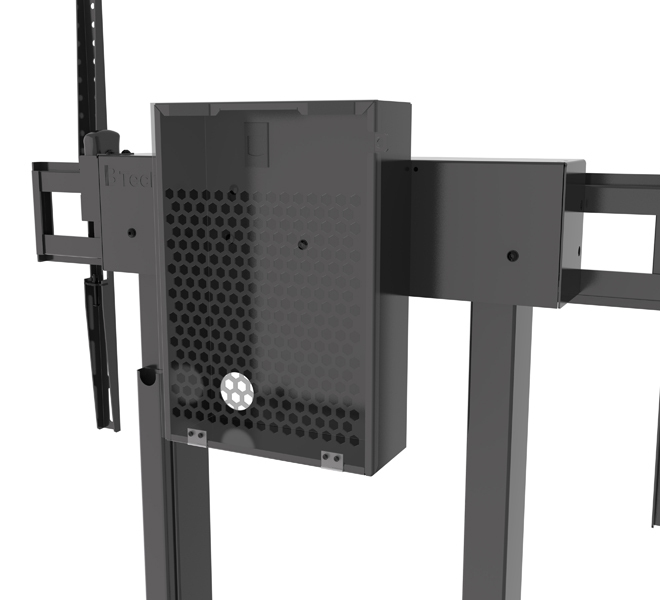 B-TECH Momentum E-Lift BT8558 Displaywagen motorisiert 55"-100" 100 kg Schwarz