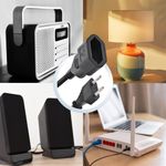 InLine® Euro-Verlängerung, Eurostecker an Eurokupplung, schwarz, 0,2m (16680S)